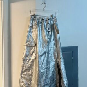 Silver Women's Skirt